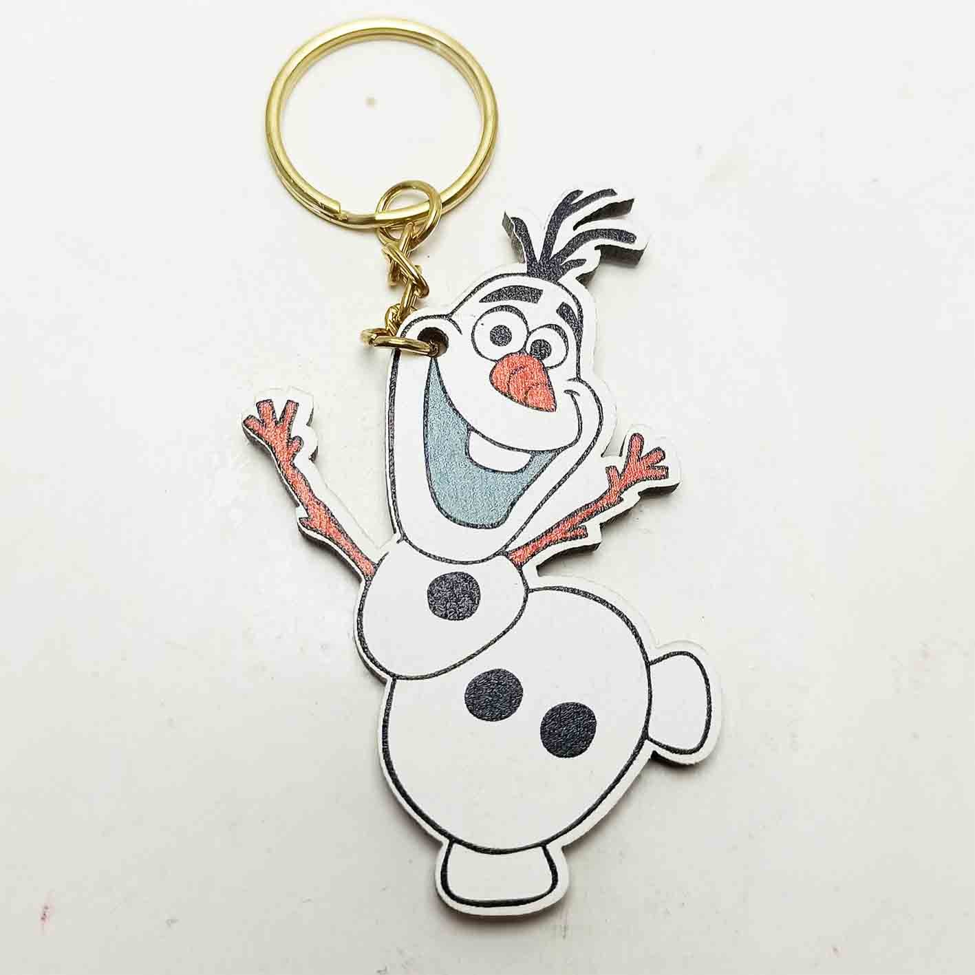 Printed Keychain - Olaf Frozen