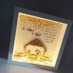 Christmas Frame with Glass and LED