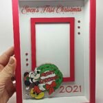 Baby Box Frame with Glass - Micky Christmas Theme