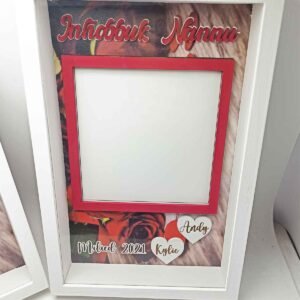 Baby Box Frame with Glass -  Christmas Theme