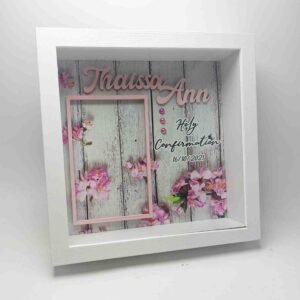 Holy Confirmation Square Frame with Glass
