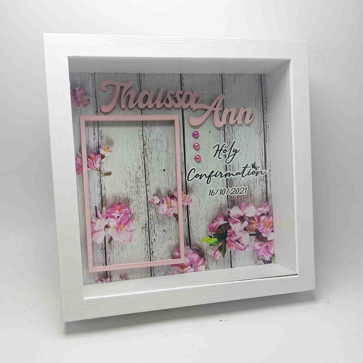 Holy Confirmation Square Frame with Glass