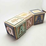 Baby Blocks - Footprints Theme
