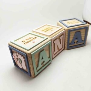 Baby Blocks - Footprints Theme