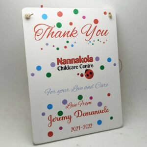 Wooden Hanging Plaque - (3 sizes available)