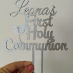 Wooden Cake Topper – First Holy Communion