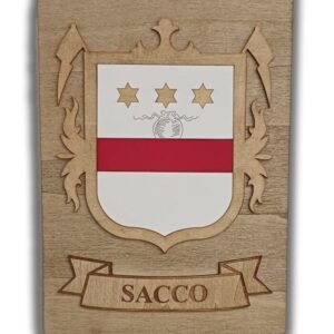 Sacco Surname Family Crest