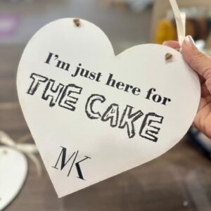 Pageboy/ Flower girl Saying - 'I'm just here for the cake'