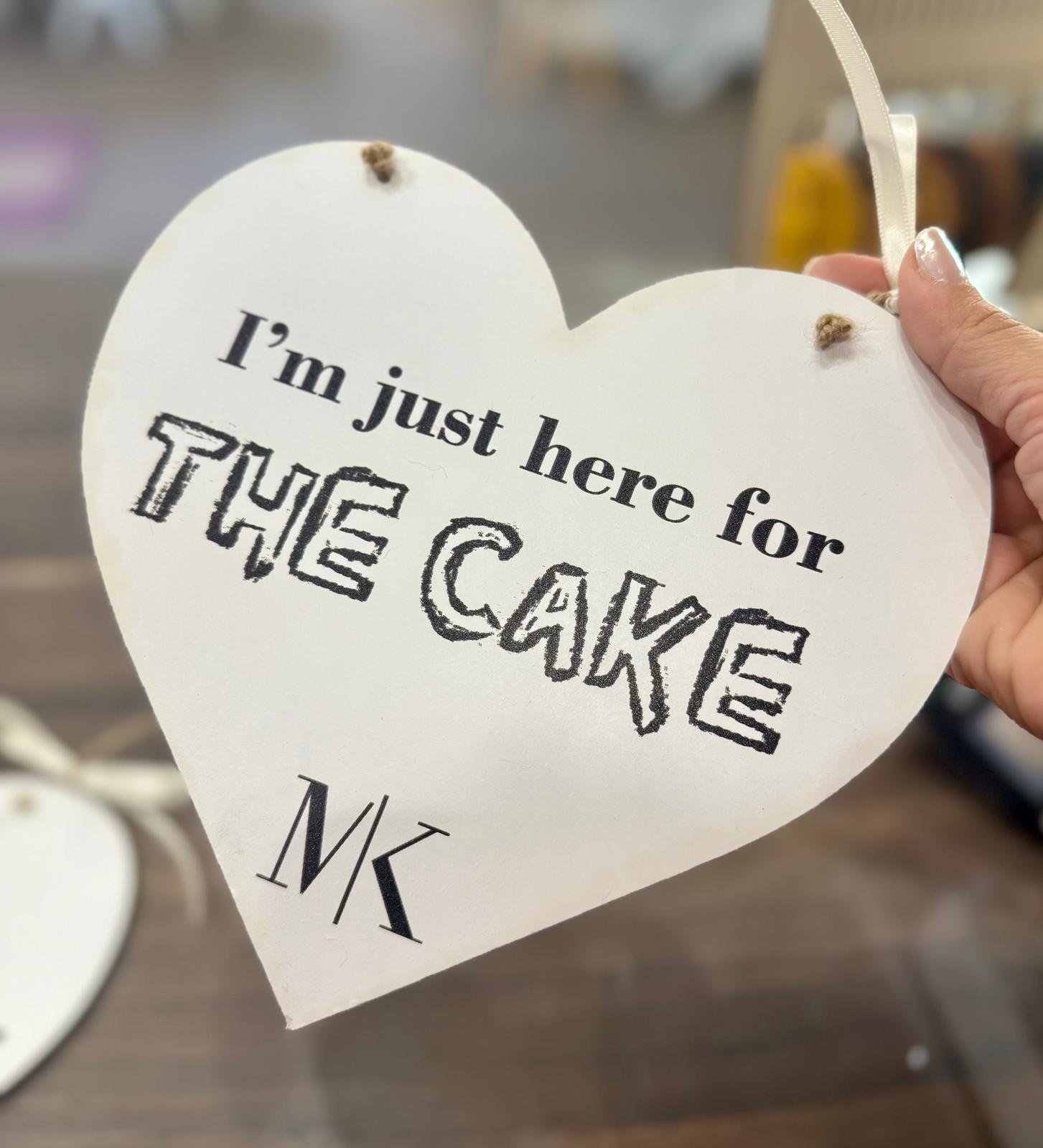 Pageboy/ Flower girl Saying - 'I'm just here for the cake'
