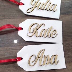 Wooden Name Tags