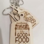 Wooden Board Key Chain