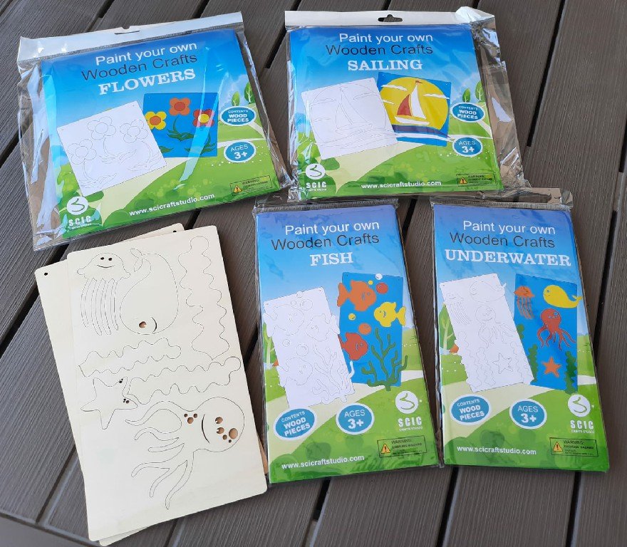 Paint Your Own Wooden Crafts - Underwater - Image 8