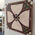 Love Malta Square Maltese Tiles Clock