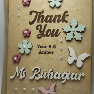 Wooden Card - Thank You