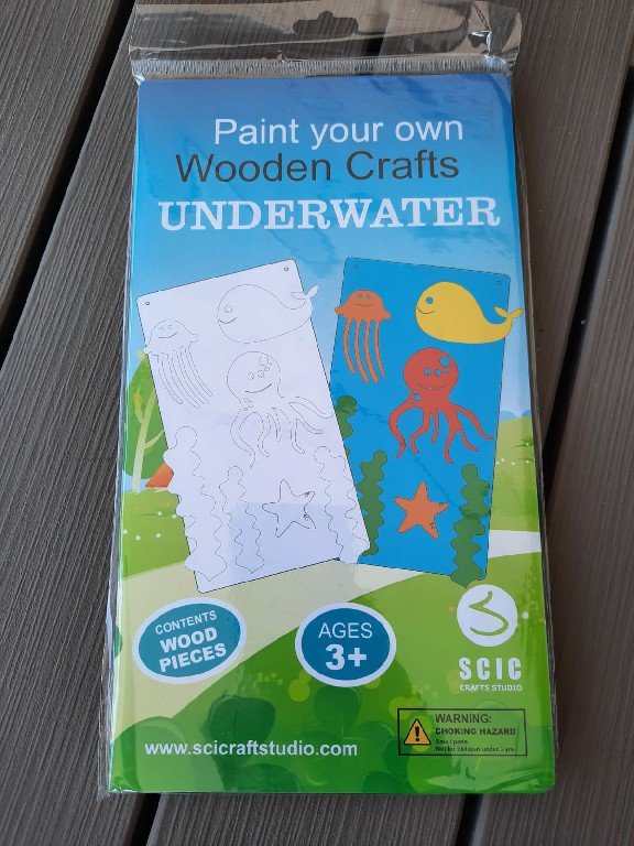 Paint Your Own Wooden Crafts - Underwater