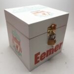 Money box in White with Football Club logo (Print)