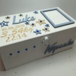 Keepsake Box - Stars Theme - 20.5x11x9cm