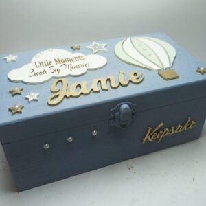 Keepsake Box - Hot Air Balloon Theme