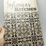 Decorative Wooden Cutting Board - Maltese Tiles 2