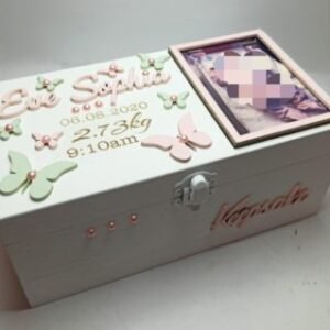 Keepsake Box - Butterflies Theme & Photo