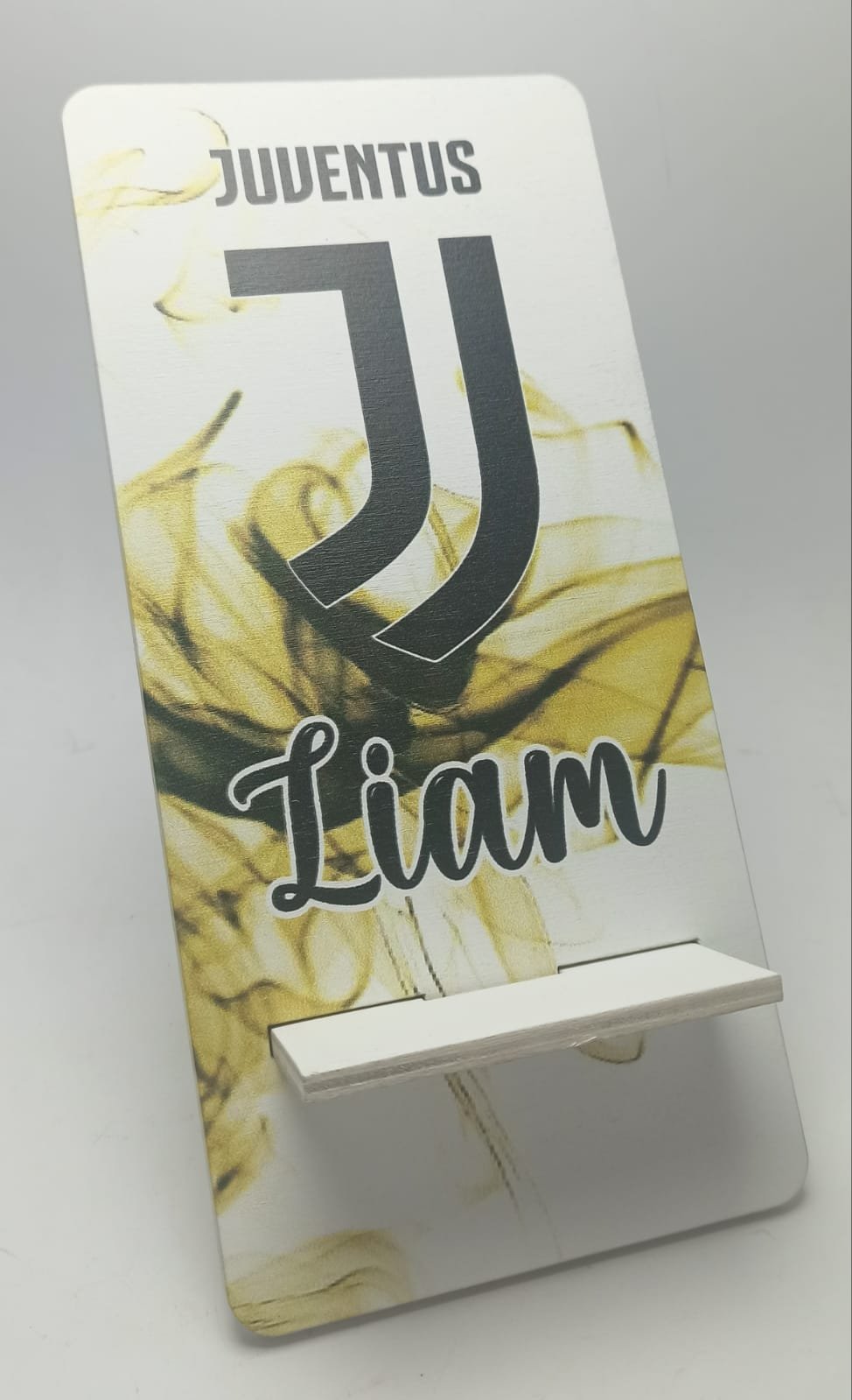 Wooden Phone Holder - Football Theme