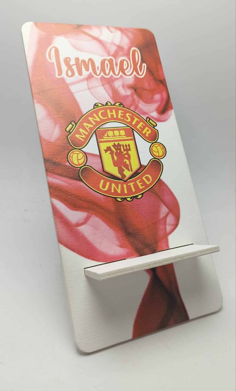 Wooden Phone Holder - Football Theme - Image 2