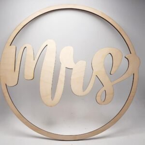 Mr & Mrs Chair Sign