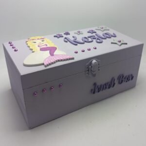 Keepsake Box - Mermaid Theme - 20.5x11x9cm