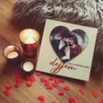Hanging Wooden Plaque with embossed Photo print - Ghal Dejjem - 20x20x1cm