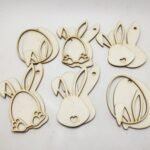 Paint Your Own Wooden Crafts - Easter Egg Bunnies