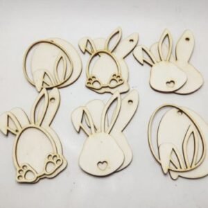 Paint Your Own Wooden Crafts - Easter Egg Bunnies
