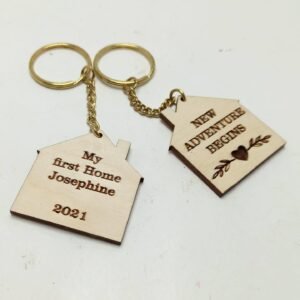Engraved Keychains - New Home