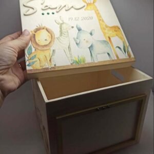 Box with Lid - Zoo Theme