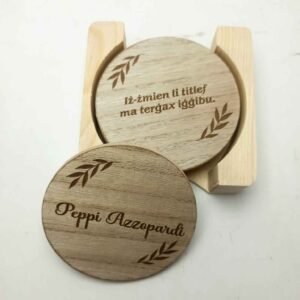 Engraved Wooden Coasters