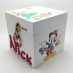 Money box with lock - Disney Christmas Theme