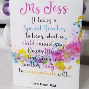 Personalised Hanging Sign - Music Teacher