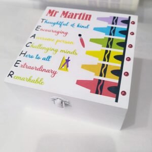 Keepsake Box - Teachers / LSE's  - Crayons Design