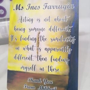 Personalised Hanging Sign - Drama Teacher
