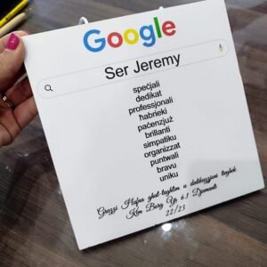Personalised Hanging Sign - Google Teacher