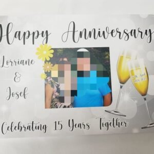 Personalised Hanging Sign - Anniversary Theme