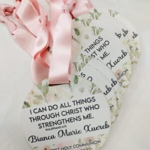 Round Hanging - Holy Communion Souvenir