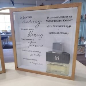 Memorial Box Frame with Glass