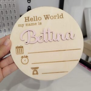 Baby Birth Announcement Card