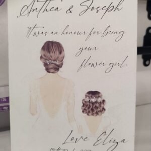 Wedding Sign - It was an honour for being your flower girl