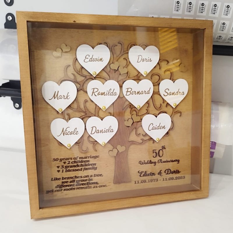 Family Tree - Frame with Glass