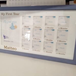 Personalised Baby's First Year Photo Frame