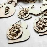 Wooden Engraved Keychains - Logo & Initials