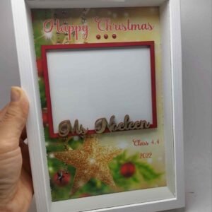 Box Frame with Glass - Christmas