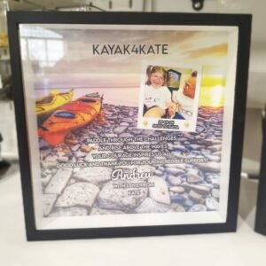 Thank you printed wooden frame