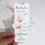 Wood Souvenir Bookmark Printed on white